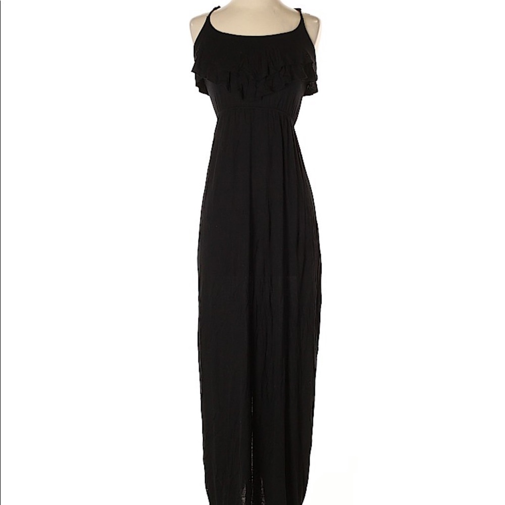 Black maxi dress